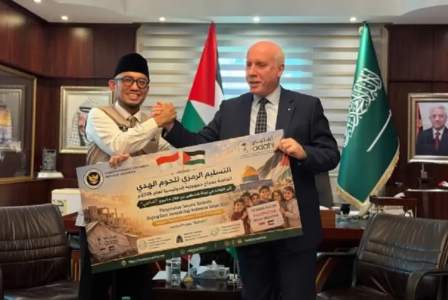 Paket Daging dari Jemaah Haji Indonesia Disediakan untuk Masyarakat Palestina